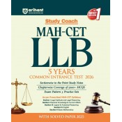 Arihant's MAH Law CET for LL.B 5 Years Common Entrance Test 2026 | Maharashtra CLAT  / CLET (Free Delivery)